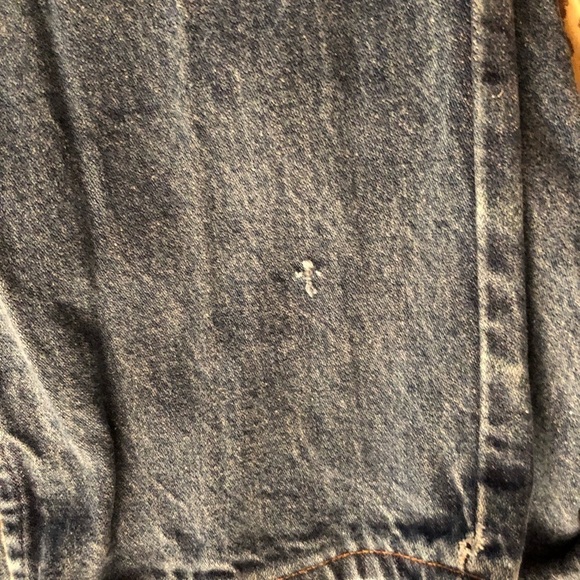 Wrangler Mens 33Wx34L medium blue denim great work jeans heavy weight - Picture 6 of 7